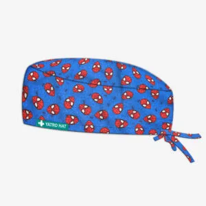 Gorro Quirúrgico Spiderman Pelo Corto