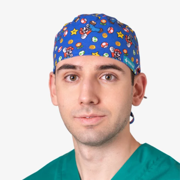 Gorro de Quirófano Pelo Corto (Super Mario) - Imagen 2