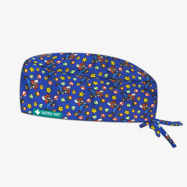 Gorro de Quirófano Pelo Corto (Super Mario)