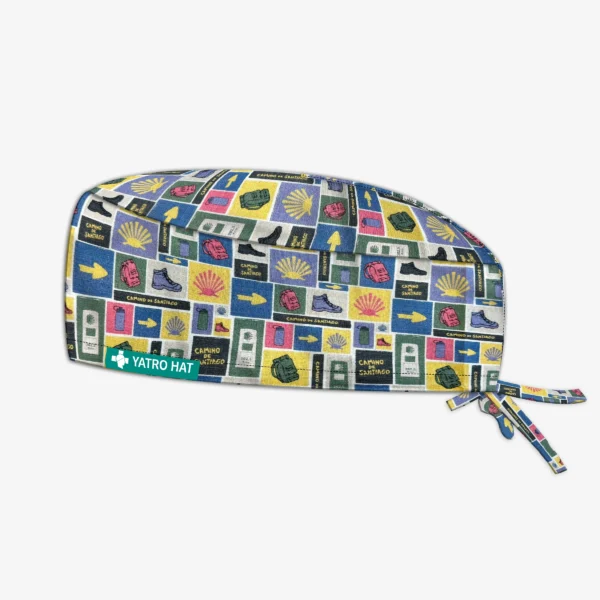 Gorros de Quirófano Pelo Corto (Camino de Santiago)