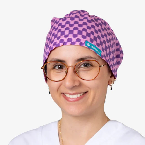 Gorro de Quirófano Pelo Largo Ana Blanchu (Amatista) - Imagen 2