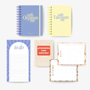Pack Agenda + Libreta + To Do + Frasendario + Planners