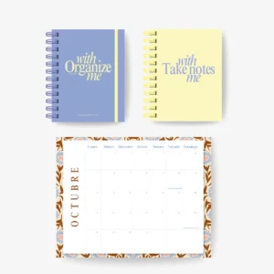 Pack Agenda Escolar 2025/26 + Libreta A5 + Planners A3