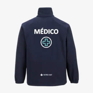 Forro polar médico YATRO HAT de corte recto, vista frontal